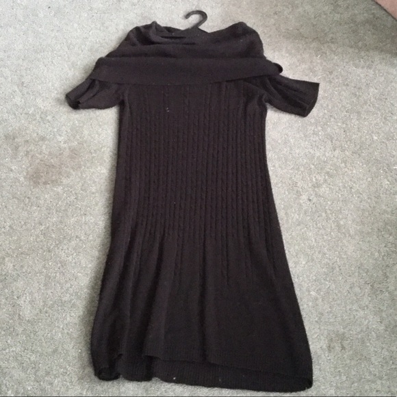 Black Sweater Dress, Lightweight - Picture 1 of 1
